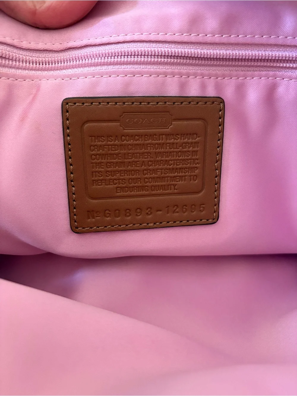 Vintage Coach Bonnie Satchel 12695 British Tan Leather Bag Y2K Charm - Picture 6 of 8
